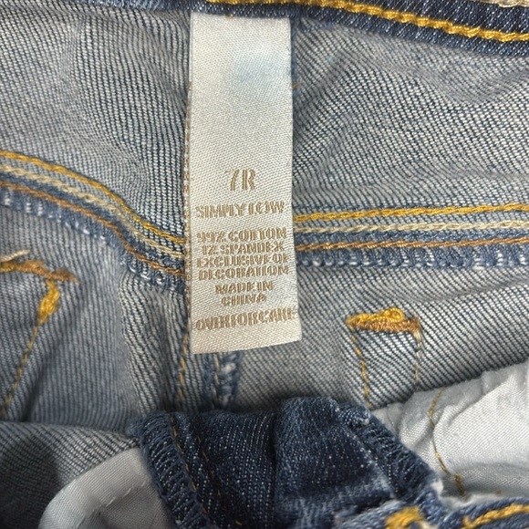 Girls Justice jeans simply low straight jeans size 7R - Picture 5 of 5